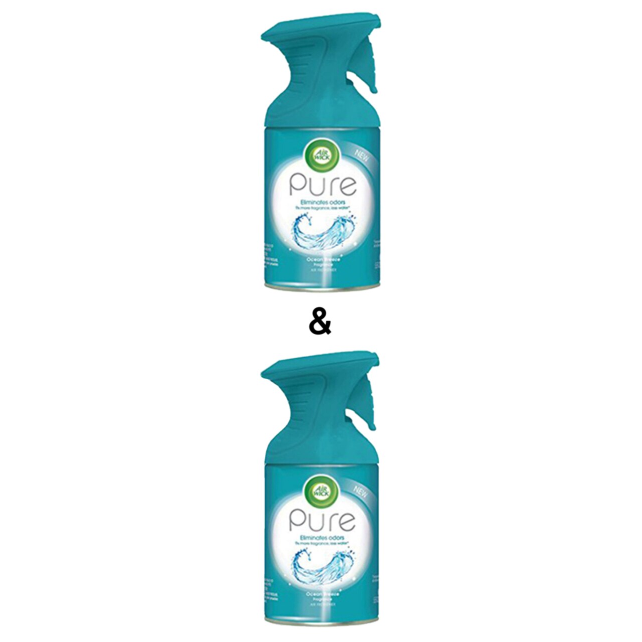 Air Wick Pure Air Freshener Spray, Ocean Breeze, 5.5oz by and Pure Air Freshener Spray, Ocean Breeze, 5.5oz by